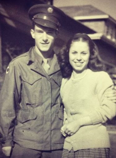 Millie Williams with her ex-husband Hugh Hefner.